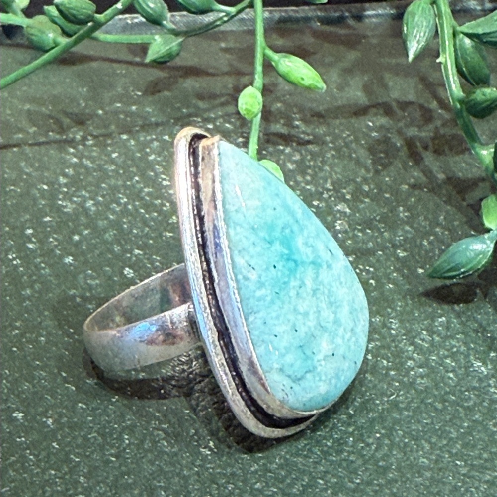 925 Amazonite Ring - image 4